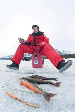 Magnus med fångst